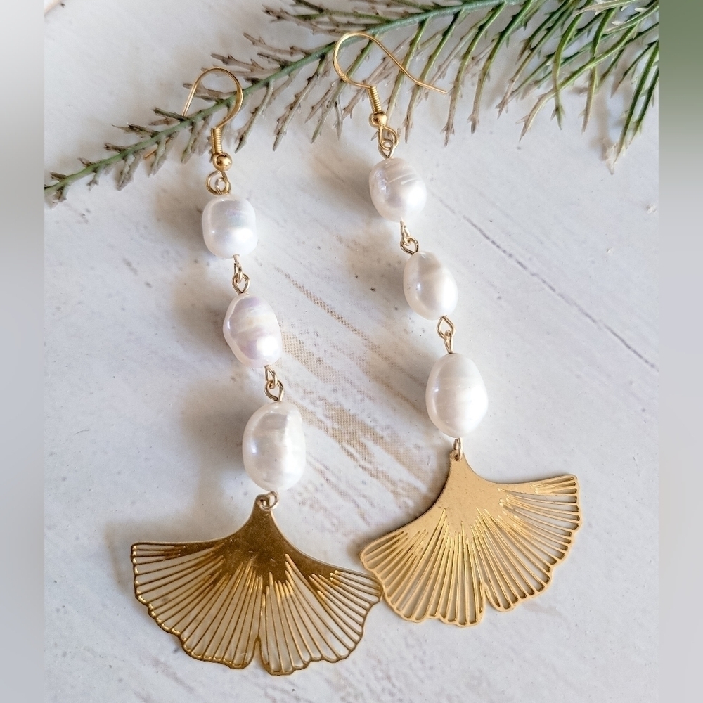 925 Sterling Silver Freshwater Pearls Earrings